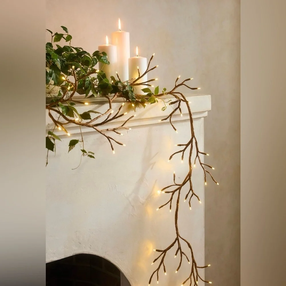 Free People Solar Ivy Branch Lights NIB